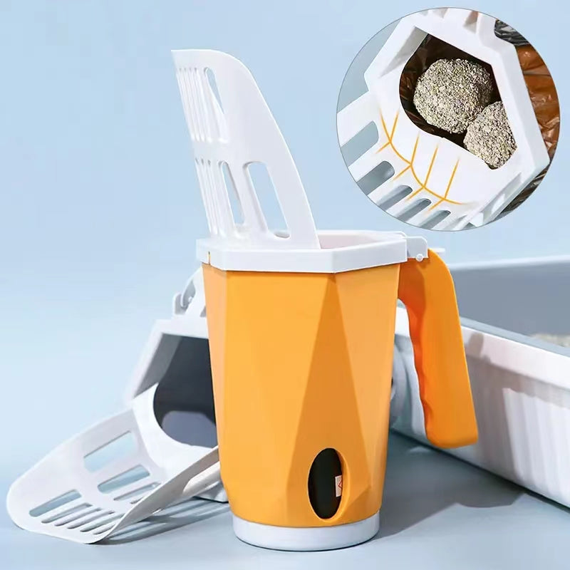 Integrated Cat Litter Scoop