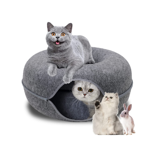 Donut Tunnel Cat Bed