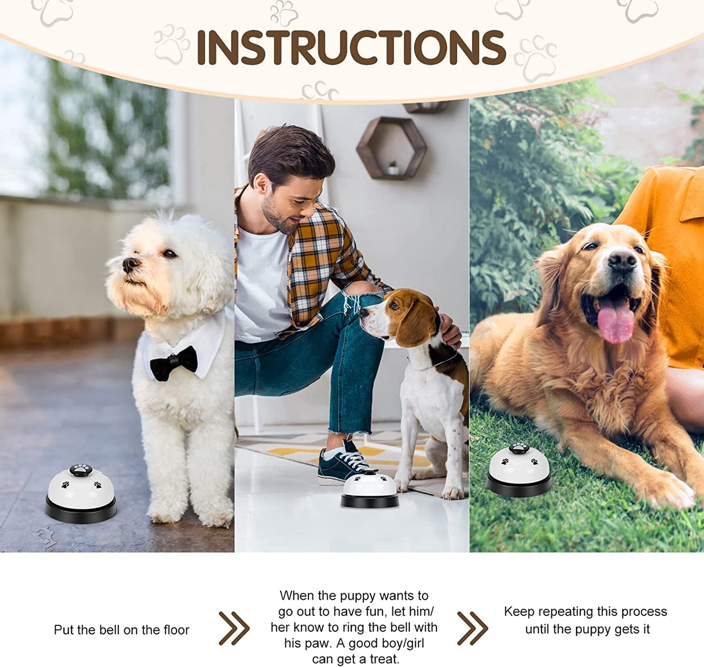 Pet Training Bell (2Pcs)