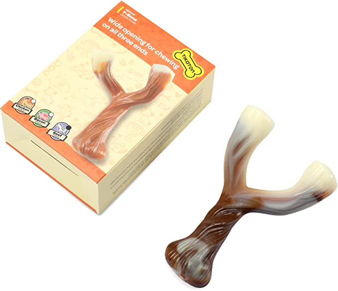 Tikaton Dog Teething Chew Toys Y-Bones-Beef Flavor