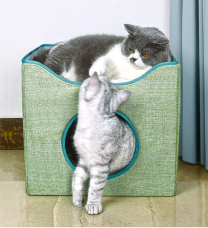 One-entry cat bed