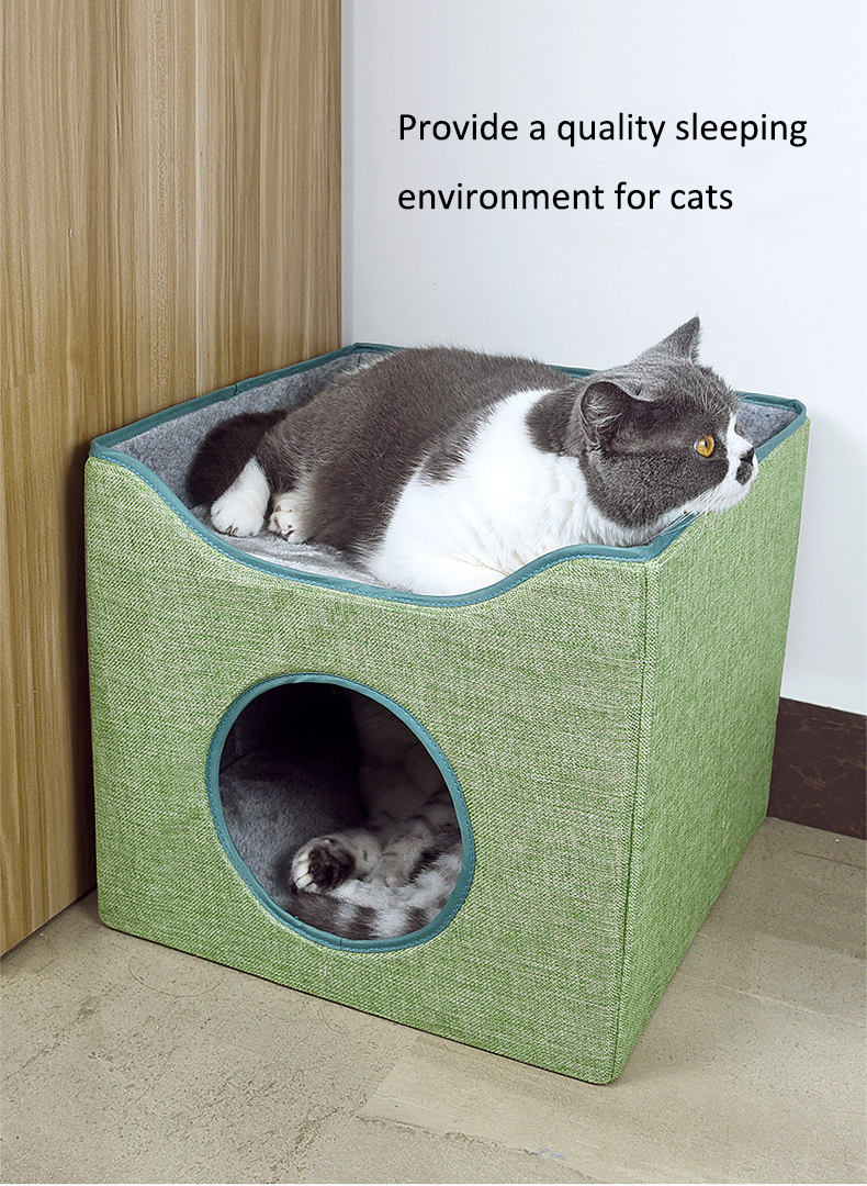 One-entry cat bed