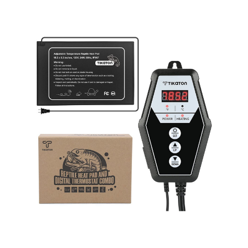 Tikaton Reptile Heat Pad with Thermostat Controller
