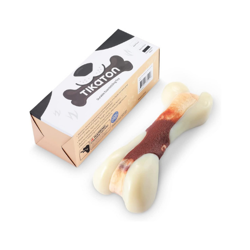 Tikaton Dog Teething Chew Toys Bones-Beef Flavor