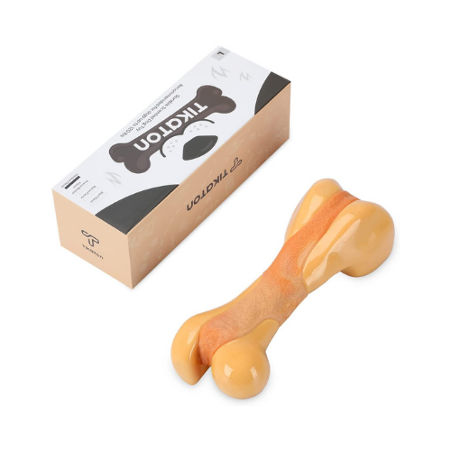 Tikaton Dog Teething Chew Toys Bones-Chicken Flavor