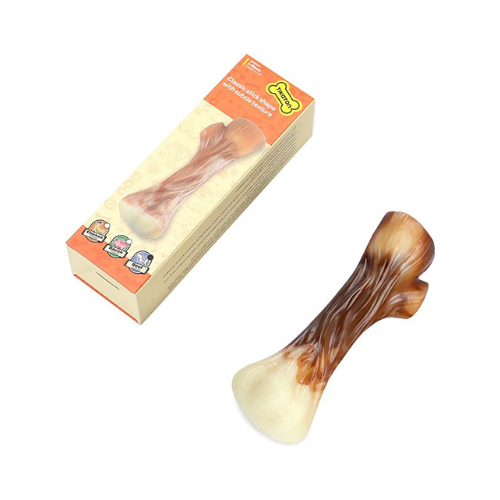 Tikaton Dog Teething Chew Toys I-Bones-Beef Flavor