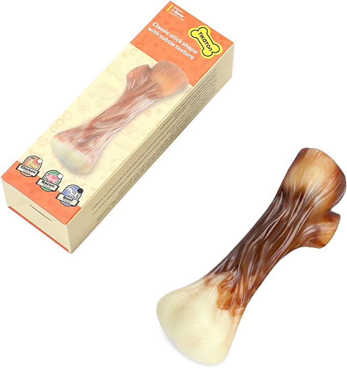 Tikaton Dog Teething Chew Toys I-Bones-Beef Flavor