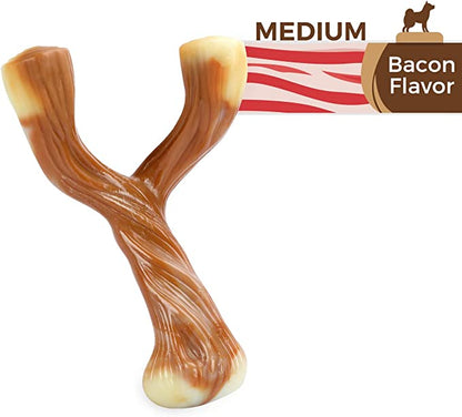Tikaton Dog Teething Chew Toys Y-Bones-Bacon Flavor