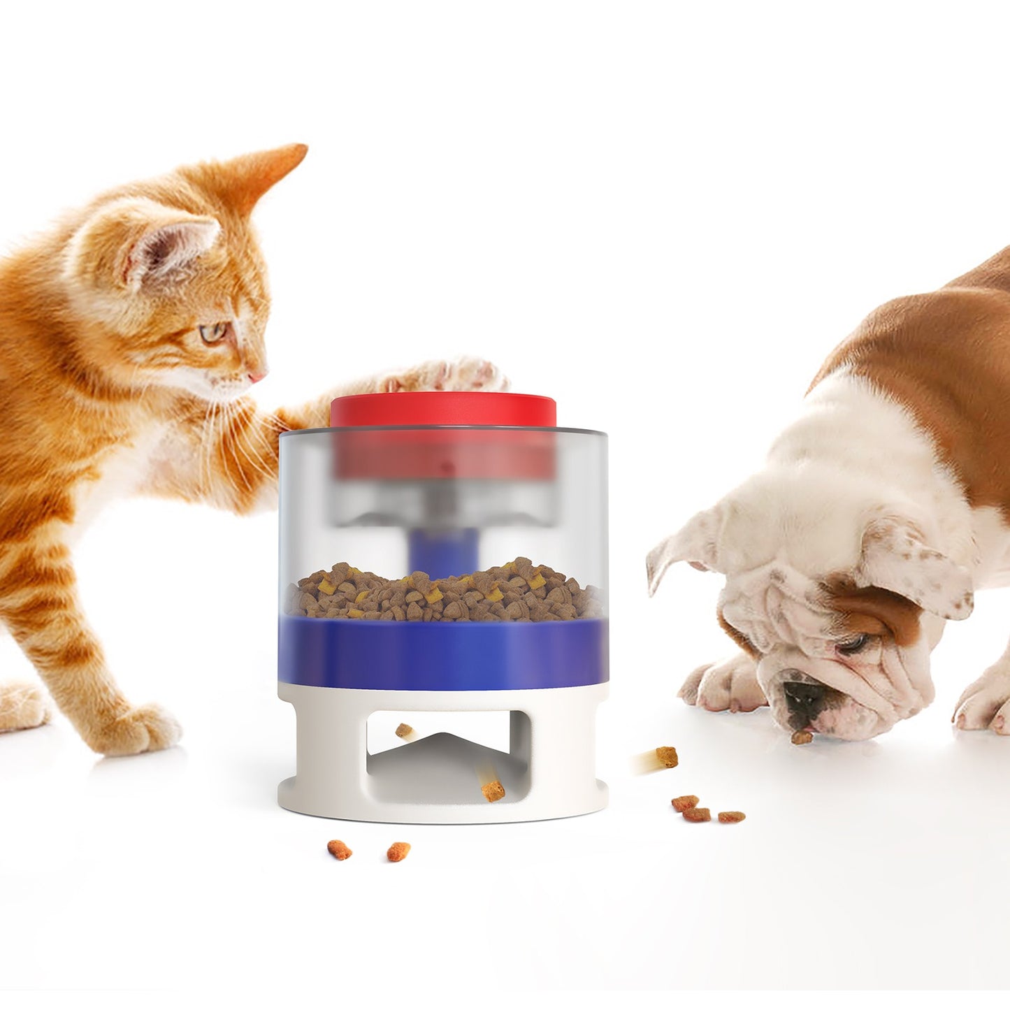 SUPREPET Interactive Pet Dog Cat Food Bowl Puppy Feeder Puzzle Toy